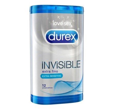 Durex Invisible Extra Fino 12 Preservativos FARMACIA